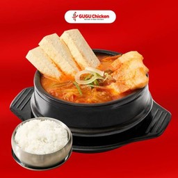 กิมจิจิเก เสิร์ฟพร้อมข้าวสวย