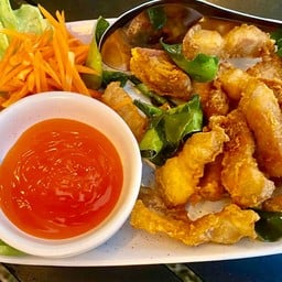 หมูทอดใบมะกรูด