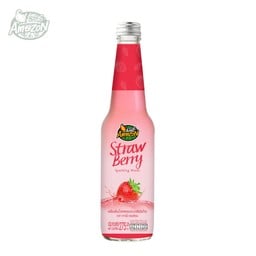 เครื่องดื่มน้ำรสสตรอว์เบอร์รีอัดก๊าซ ตรา คาเฟ่ อเมซอน