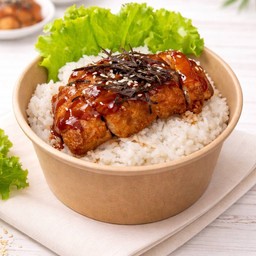 ข้าวไก่ทอดซอสเทอริยากิ