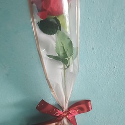 ดอกกุหลาบ #02 สีแดง 1 ดอก