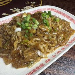 ผักกาดดองผัดเส้นหมีจีน