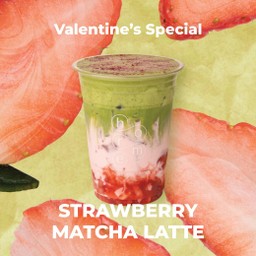 Strawberry Matcha Latte