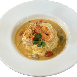 ข้าวไข่ข้นต้มยำกุ้ง