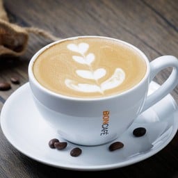 กาแฟลาเต้ร้อน