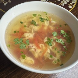 แกงจืดมะเขือเทศใส่ไข่