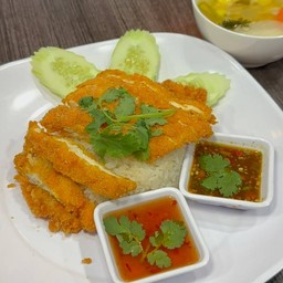 ข้าวมันไก่ทอด