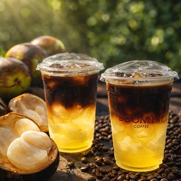 อเมริกาโน่น้ำตาลสด - Iced Americano X Palm juice