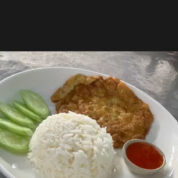 ผึ้งน้อยข้าวไข่เจียว&ไข่ชะอมกะปิปลาทู