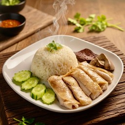 ข้าวมันไก่ต้ม สูตรไหหนาน