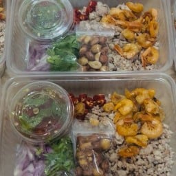 ยำวุ้นเส้นโบราณ(สูตรไม่ลับ ฉบับไฝดำ)