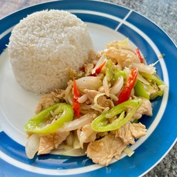 ผัดพริกหยวก