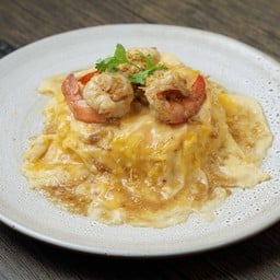 ข้าวไข่ข้นกุ้ง