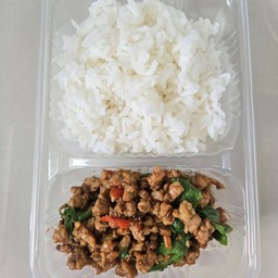 ข้าวกะเพราหมูสับ