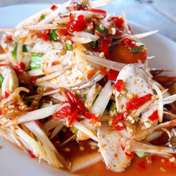 ตำปูหมูยอ