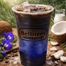 อเมริกาโน่อัญชันช่อดอกมะพร้าวเย็น