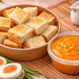 ขนมปัง สังขยาไข่แดงเค็ม ชุดใหญ่