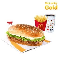 [อร่อยซ่ากับโค้ก] มั่งมีเบอร์เกอร์หมู (L)