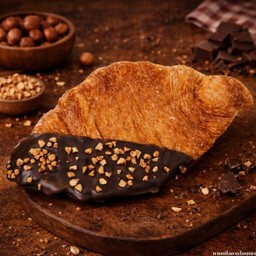 ช็อคพราลีน แฟลทครัวซองต์ (Choc Praline Flat Croissant)