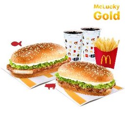 [อร่อยซ่ากับโค้ก] ชุดคอมโบ มั่งมีเบอร์เกอร์