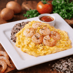 ข้าวไข่นุ่ม (กุ้ง)