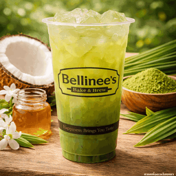 มัทฉะน้ำช่อดอกมะพร้าวเย็น