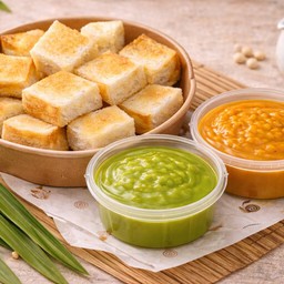 DUO Dip (ขนมปัง + สังขยา 2 รสชาติ)