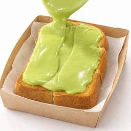 ขนมปังปิ้ง สังขยาใบเตย