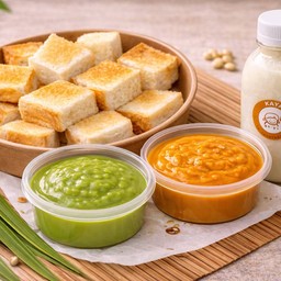 DUO Dip เสริฟพร้อมนมถั่วเหลือง