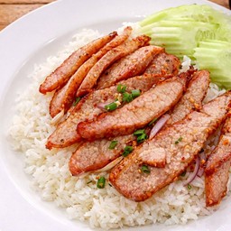 ข้าวคอหมูย่าง