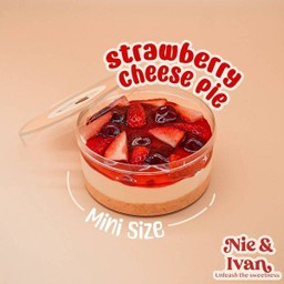#Mini Strawberry Cheese Pie