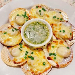 หอยเชล์ย่างชีส