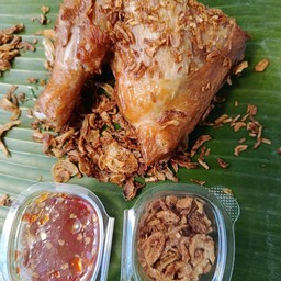 น่องติดสะโพก + ข้าวเหนียว