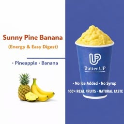 Sunny Pine Banana (Energy & Easy Digest) / สมูทตี้เนื้อผลไม้ฟรีซ 100%