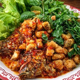 ปลานิลทอดสามรส