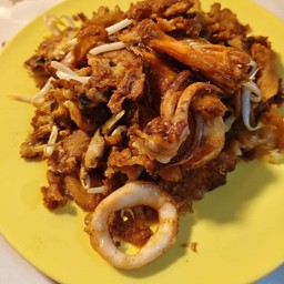 กุ้งหมึกทอด