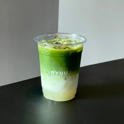 🥥 ใส่นม Coconut Matcha Latte