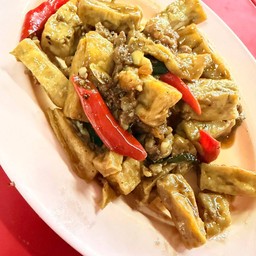 ผัดเต้าหู้เบตงใส่หมูสับ