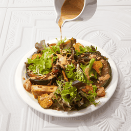 สลัดฟักทองและเต้าหู้ย่าง