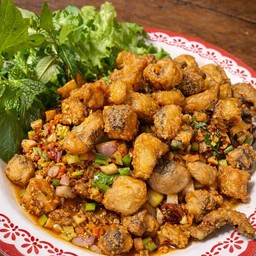 ปลานิลทอดลุยสวน