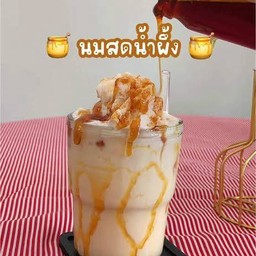 นมน้ำผึ้งปั่น