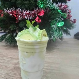 อโวคาโด+กล้วยสมูทตี้