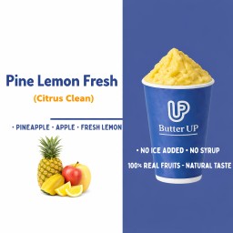 Pine Lemon Fresh (Citrus Clean) / สมูทตี้เนื้อผลไม้ฟรีซ 100%