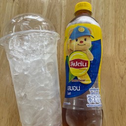 ลิปตันเลมอน+น้ำแข็ง