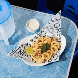 ปลาหมึกชุปแป้งทอดแบบอิตาเลี่ยน