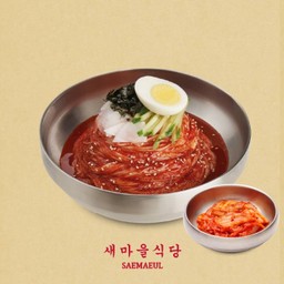 บิบิมกุกซู (บะหมี่เย็นเกาหลีคลุกซอสเผ็ด)