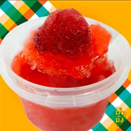 สตรอว์เบอร์รี่ลอยแก้ว(9303) เจ มังสวิรัติ วีแกน