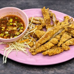 คอหมูทอด