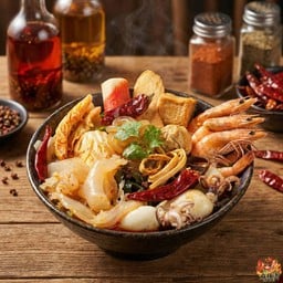 เกาเหลาหม่าล่าทะเล ปรุงสำเร็จ เลือกทอปปิ้ง 7 ใน 10 อย่าง