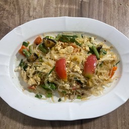 ยำวุ้นเส้นเห็ด